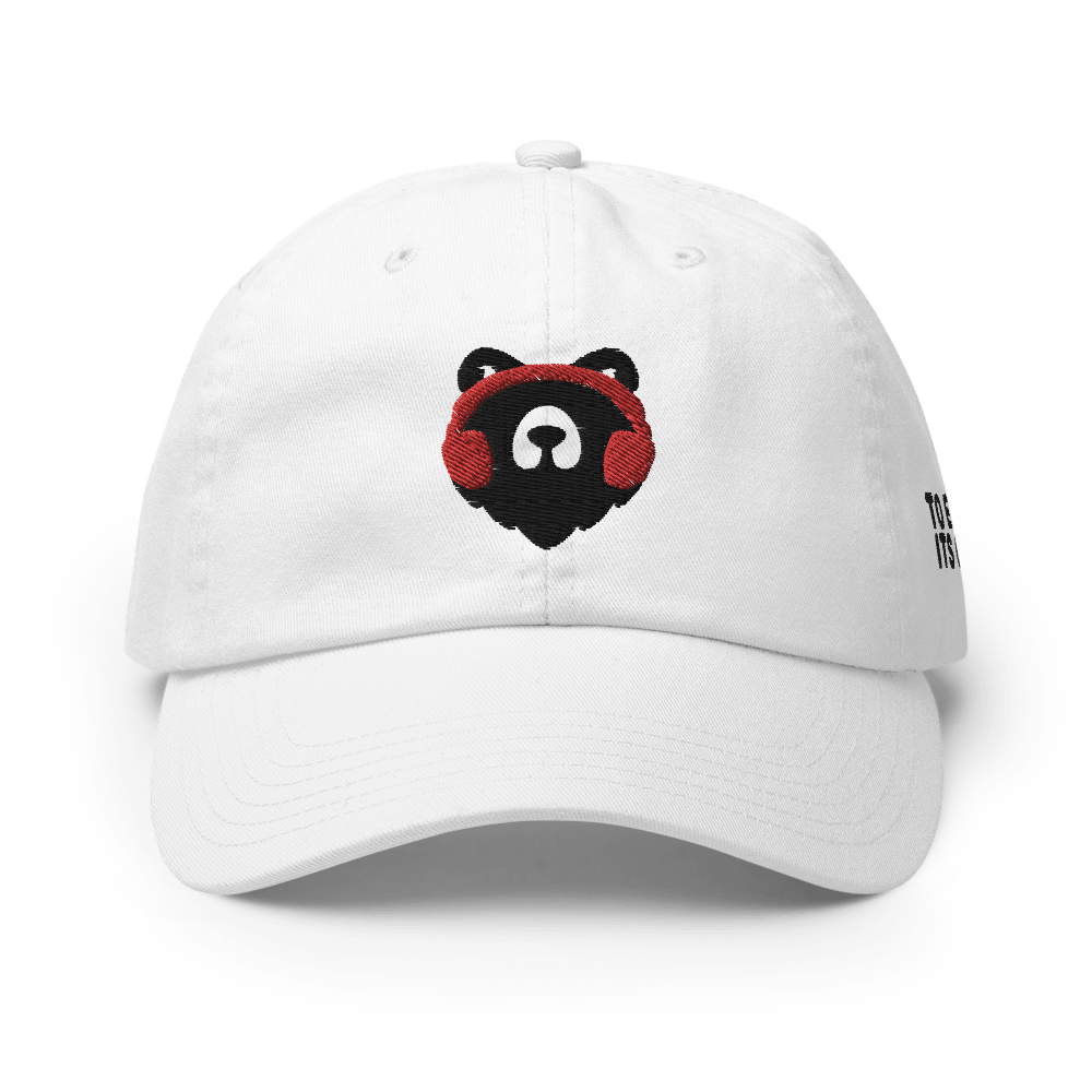 2E BEAR Champion® Dad Hat - White - 2E 